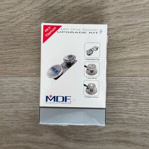 MDF MD One Epoch Stethoscope Upgrade Kit Titanium Adult Pediatric NWT Nursing
